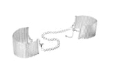 D‚sir Metallique Silver Handcuffs - Premium BDSM Cuffs for Couples - Adjustable, Durable, Sensual Accessories